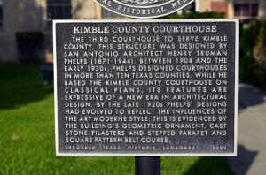 Courthouse marker